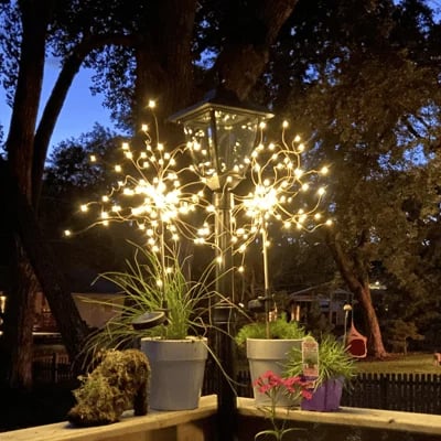 Waterproof  Solar Garden Fireworks Lamp (BUY 2 FREE SHIPPING)